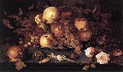 Balthasar van der Ast Still life with Dish of Fruit oil painting